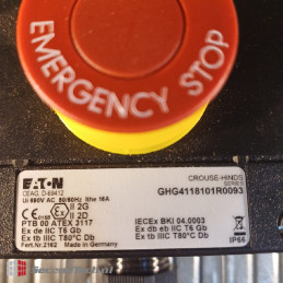 Crouse Hinds by Eaton NEW! GHG4118101R0093