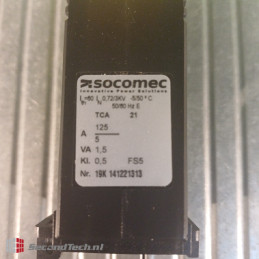 Socomec NEW! TCA21 125/5 cl.0,5 1,5VA + fix