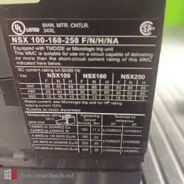 Schneider electric NSX 100-160-250 F/N/H/NA LV429940