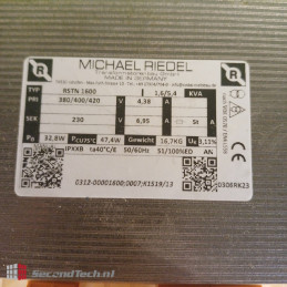 Michael Riedel RSTN 1600 50/60 Hz