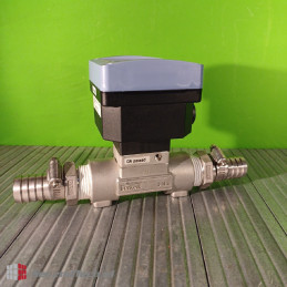 Bürkert  S030 Mechanical flow sensor FPM Plastic Wheel 424012+ Bürkert transmitter SE35/8035-Coil Induction DN25