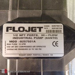 Flojet NEW! Dual Pump Model G257501A 1/2 10 GPM 20-100 PSI
