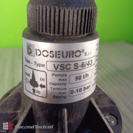 Doseuro NEW! VSC S-6/43 Relief Valve 10 Bar 90 L/h PVC 1/2