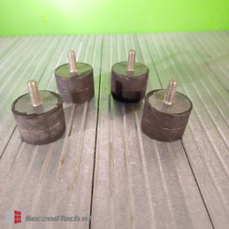 Tapflo NEW! 4 Pcs. 6-400-17 Rubber Foot NBR Dimensions 8/30/40mm Part Size T200