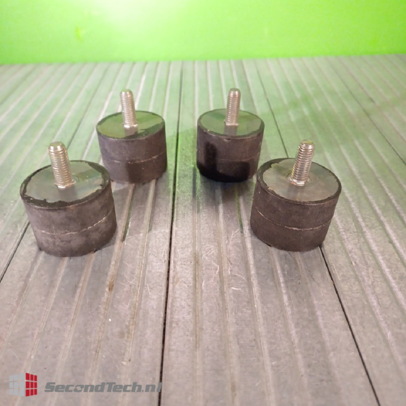 Tapflo NEW! 4 Pcs. 6-400-17 Rubber Foot NBR Dimensions 8/30/40mm Part Size T200