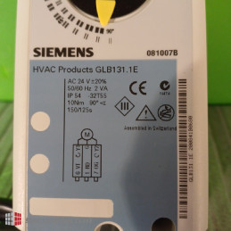 Siemens NEW! GLB 131.1E Damper Actuator 24 V DC 2VA/1W 150s IP54