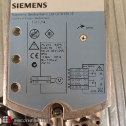 Siemens NEW! GCA 126.1E Rotary air damper actuator 24V AC/DC 7 VA / 5W IP54