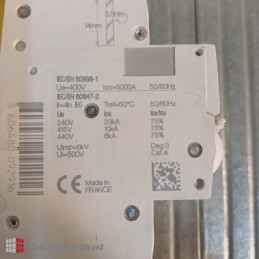 Schneider electric IC60N B 40A A9F73340 3P 40A 400 V AC