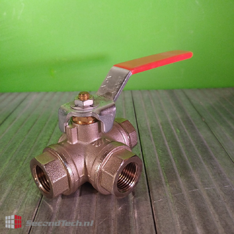 IVR 107105003 Art.71 3-Way Ball Valve T Type 1/2" Qty: 3pcs NEW! IVR 107105003 Art.71 3-Way Ball Valve T Type 1/2" Qty: 3pcs NEW!