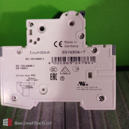 Siemens Line Circuit Breaker with Contactor 5SY6506-7 + 5ST3010 230 V AC