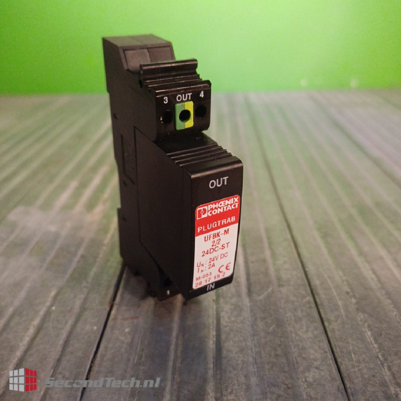PHOENIX Contact 2817152 PLUGTRAB UBFK-M 2/2-24DC-ST 24 V DC PHOENIX Contact 2817152 PLUGTRAB UBFK-M 2/2-24DC-ST 24 V DC