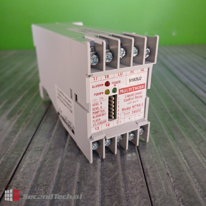 Multitrode MTRA-5 Liquid Level Control Relay 24 V DC Multitrode MTRA-5 Liquid Level Control Relay 24 V DC