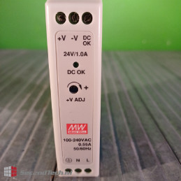 Mean Well MDR-20-24 Power Supply 50/60 Hz