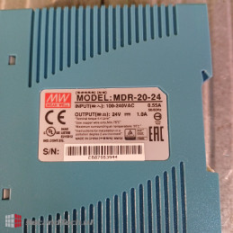Mean Well MDR-20-24 Power Supply 50/60 Hz