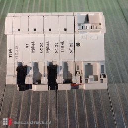 ABB DDA204 A-40/0.03 452141 Residual Current Device Block + S203-C20NA 230 V AC 40 A