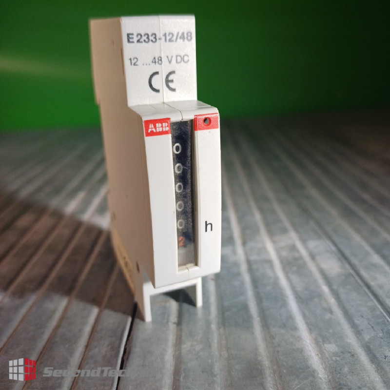 ABB E233-12/48 Working Hour Counter 12 V DC 50/60 Hz