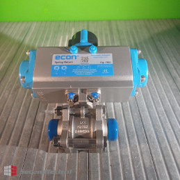 Econosto Fig. 7901 Model SR 20 + 1/2" CF8M Ball Valve NEW! Aluminium