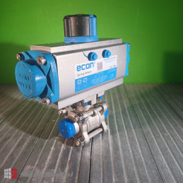 Econosto Fig. 7901 Model SR 20 + 1/2" CF8M Ball Valve NEW! Aluminium