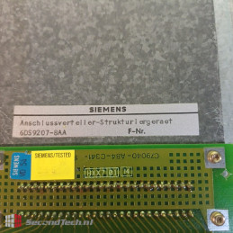 Siemens Teleperm 6DS9207-8AA Bus Distributor 24 V DC