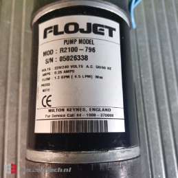 Flojet NEW! MOD: R2100-796A 220/240V AC  0.25A 50/60 Hz 1.2 GPM (4.5LPM)