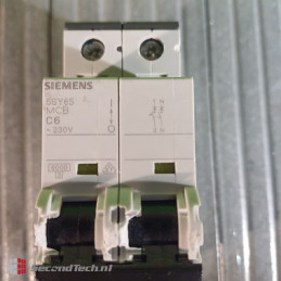 Siemens 5SY65 MCB C6 230 V AC 50/60 Hz