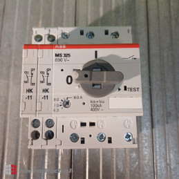 ABB MS 325 Motor Safety Switch + 2 Auxiliary Contacts 230-690 V AC 6.3-9.0A