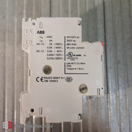 ABB MS 325 Motor Safety Switch + 2 Auxiliary Contacts 230-690 V AC 6.3-9.0A