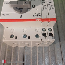 ABB MS 325 Motor Safety Switch + 2 Auxiliary Contacts 230-690 V AC 6.3-9.0A