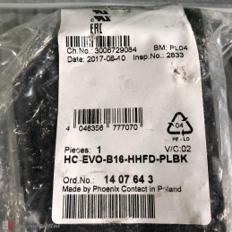 Connector Phoenix contact  HC-EVO-B16-HHFD-PLBK HC-BB32-I-CT-F