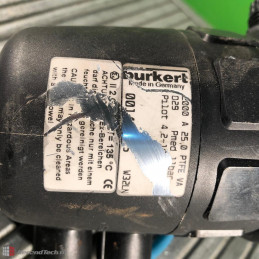 Angle seat valve Burkert 2000 DN25 PN16 A 25,0 PTFE VA D29