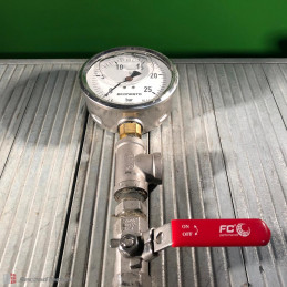 Pressure gauge Econosto 0-25 bar 1/2 inch