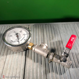 Pressure gauge Econosto 0-25 bar 1/2 inch