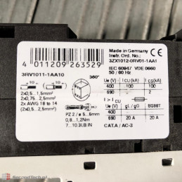 Motor protection Siemens 3RV1011-0JA10