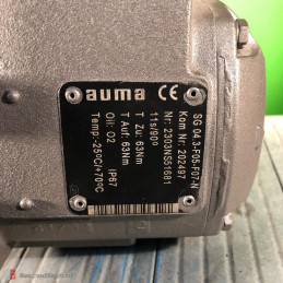 Electrically actuated butterfly valve AUMA SG 04.3-F05-F07-N 63Nm
