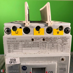 Allen-Bradley  140G-H6X3 Molded Case Circuit Breaker, 65 kA 480V