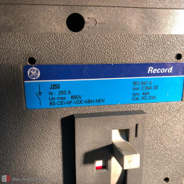 Circuit breaker GE Record J250 250A 4P