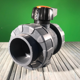 Ball valve Stubbe C 200 PN/DN:16/40 PVC.U EPDM