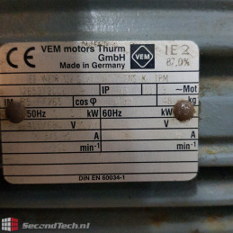 Magneetgekoppelde centrifugaalpomp IWAKI MDM25-1902ECFF 20-100 l/min 5.5 kW