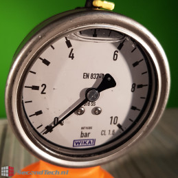 Wika EN 837-1 Pressure gauge with mounted diaphragm seal PN10