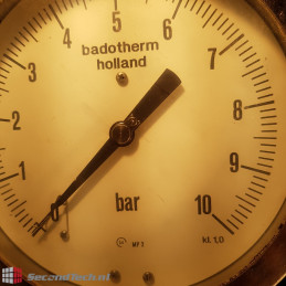 Badotherm holland Manometer pressure gauge 0-10 bar