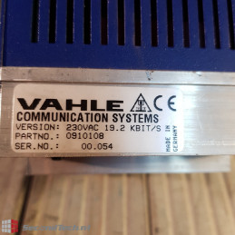 Digital Data Transmission  Conductor Systems Vahle 0910108