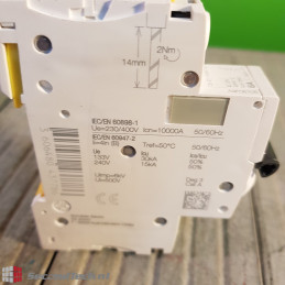 Single Pole Type B Miniature Circuit Breaker Schneider electric ICE/EN 60898-1