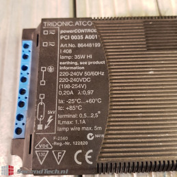 Power control Tridonic ATCO PCI 0035 A001
