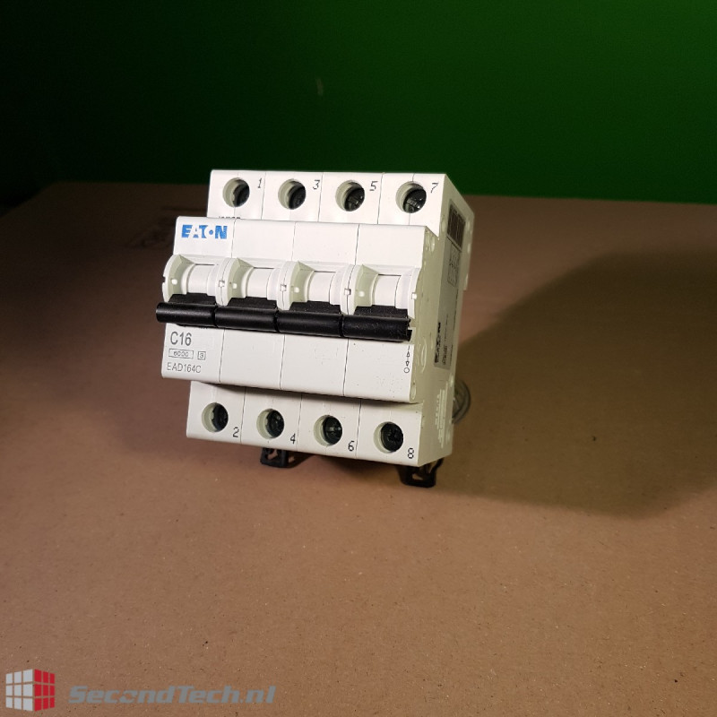 3-POLE+NEUTRAL Circuit Breaker Eaton EAD164C