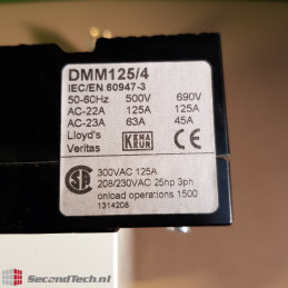 Switch-disconnector Eaton DMM125/4