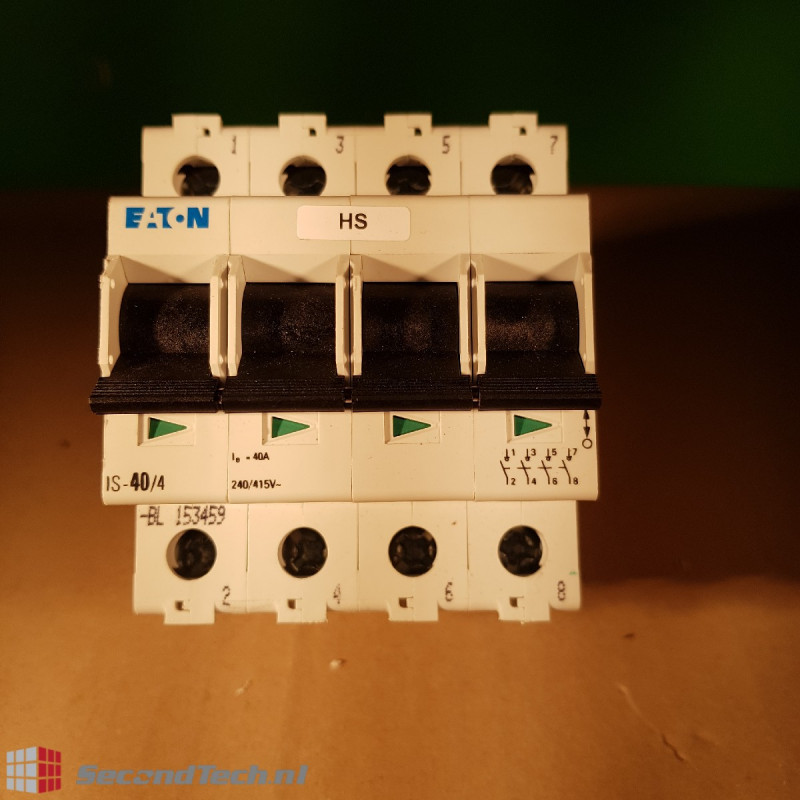 Main switch Eaton IS-40/4 240-415V 40A
