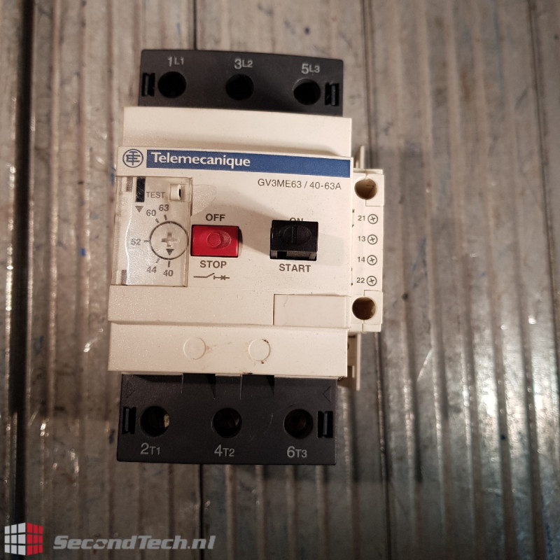 TELEMECANIQUE GV3-M63 40-63A MANUAL MOTOR STARTER QUANTITY!! 