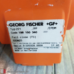 Georg Fischer Pneumatic Actuator Georg Fischer 198.150.340 Fail Close IP65