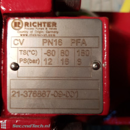 richter CV PN16 PFA DN25