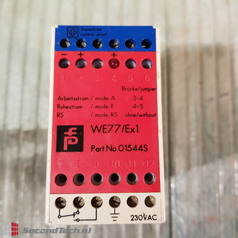 Pepperl + Fuchs WE77/EX1 Switch Amplifier